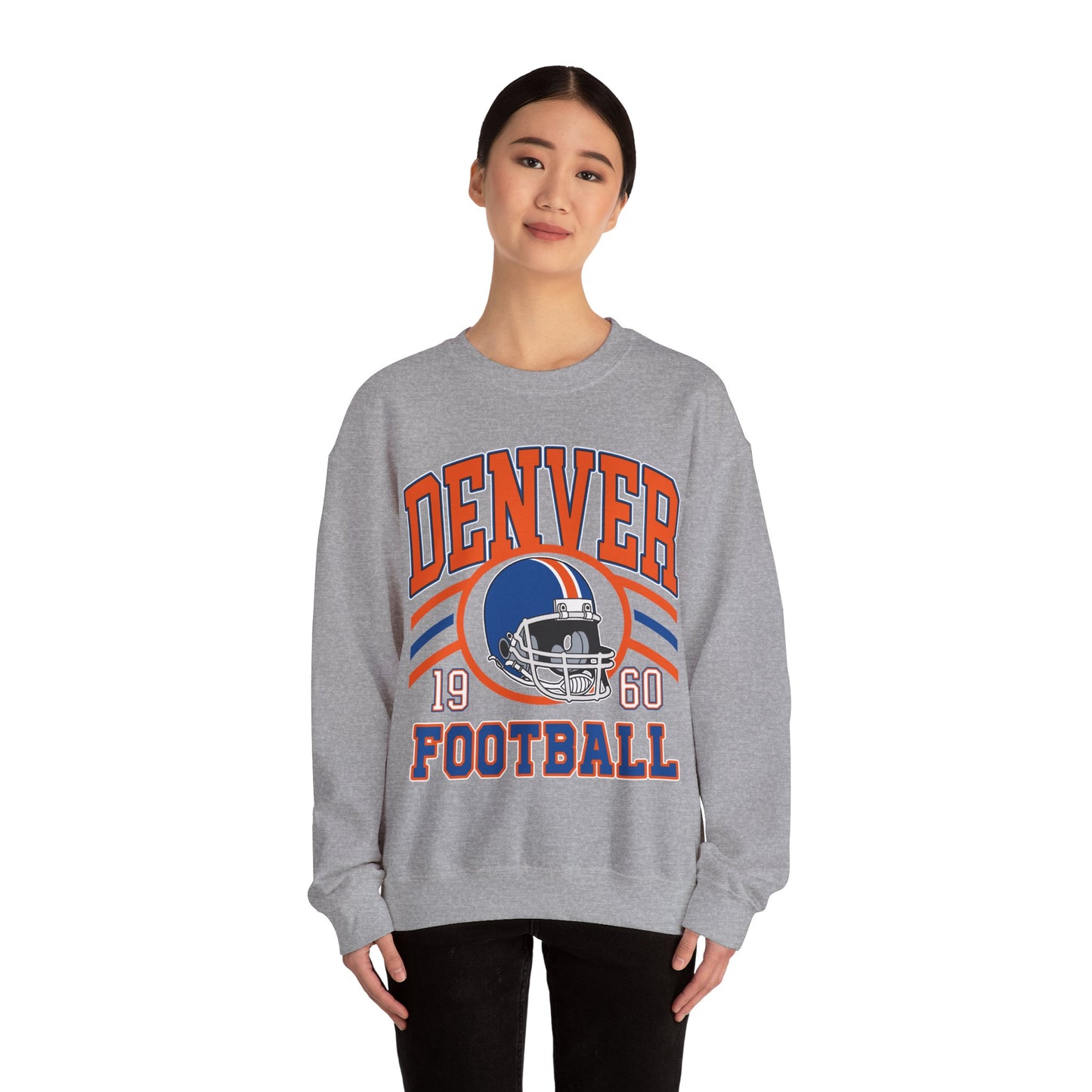 Denver Sweatshirt, Denver Fan Crewneck Sweatshirt, Distressed Denver Sweatshirt, Denver Gift, College Student gift, Denver