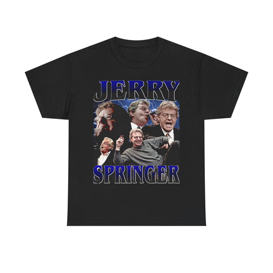 Jerry Springer T-Shirt, Talk Show Host Tee, Uncjerry Shirt, Retro Pop Culture Shirt, 90S Nostalgia Apparel OA01