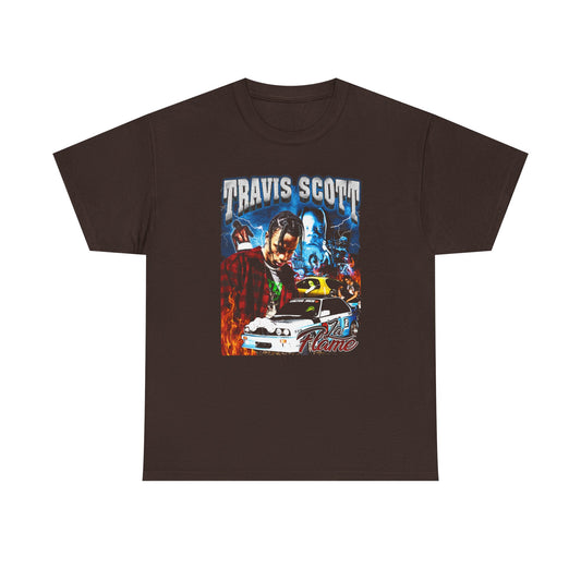 Travis Scott Shirt, Hip Hop Shirt, Rap shirt, Vintage 90s, Retro 90 Unisex T shirt, Dark Chocolate Color