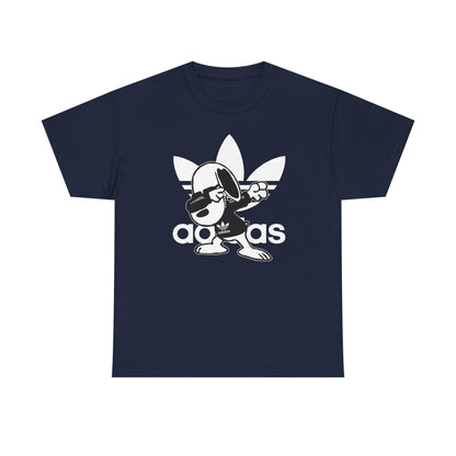 Funny Snoopy Dabbing Adidas Men's T-Shirt