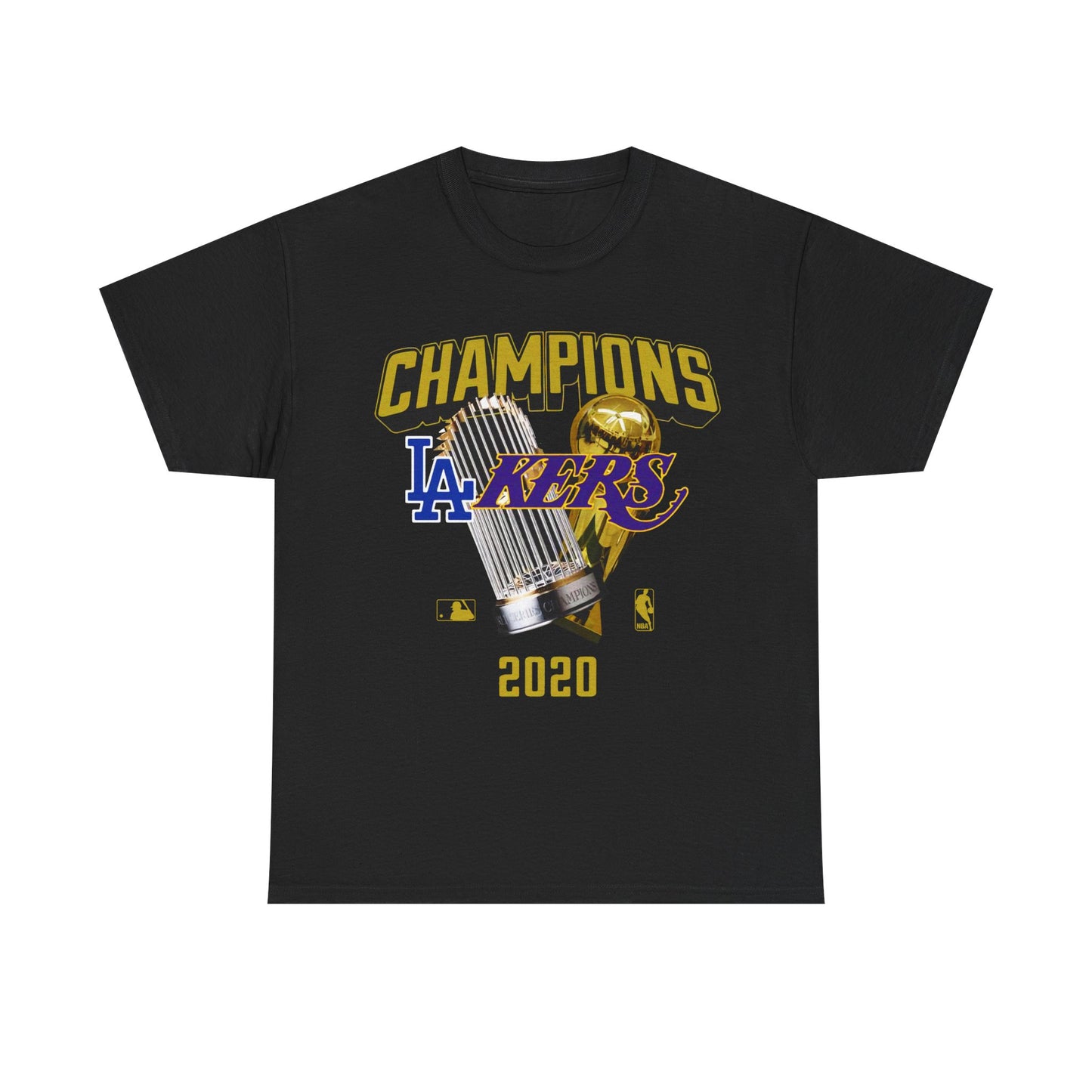Los Angeles Dodgers Lakers 2020 World Champions Trophies shirt, 2020 World Champions Series Trophies