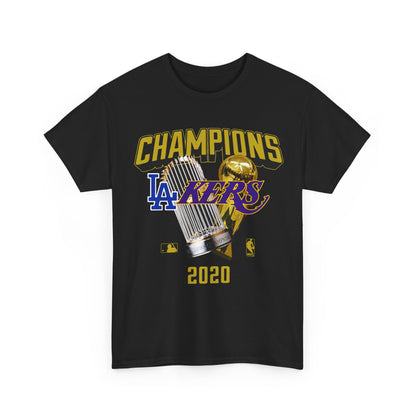 Los Angeles Dodgers Lakers 2020 World Champions Trophies shirt, 2020 World Champions Series Trophies