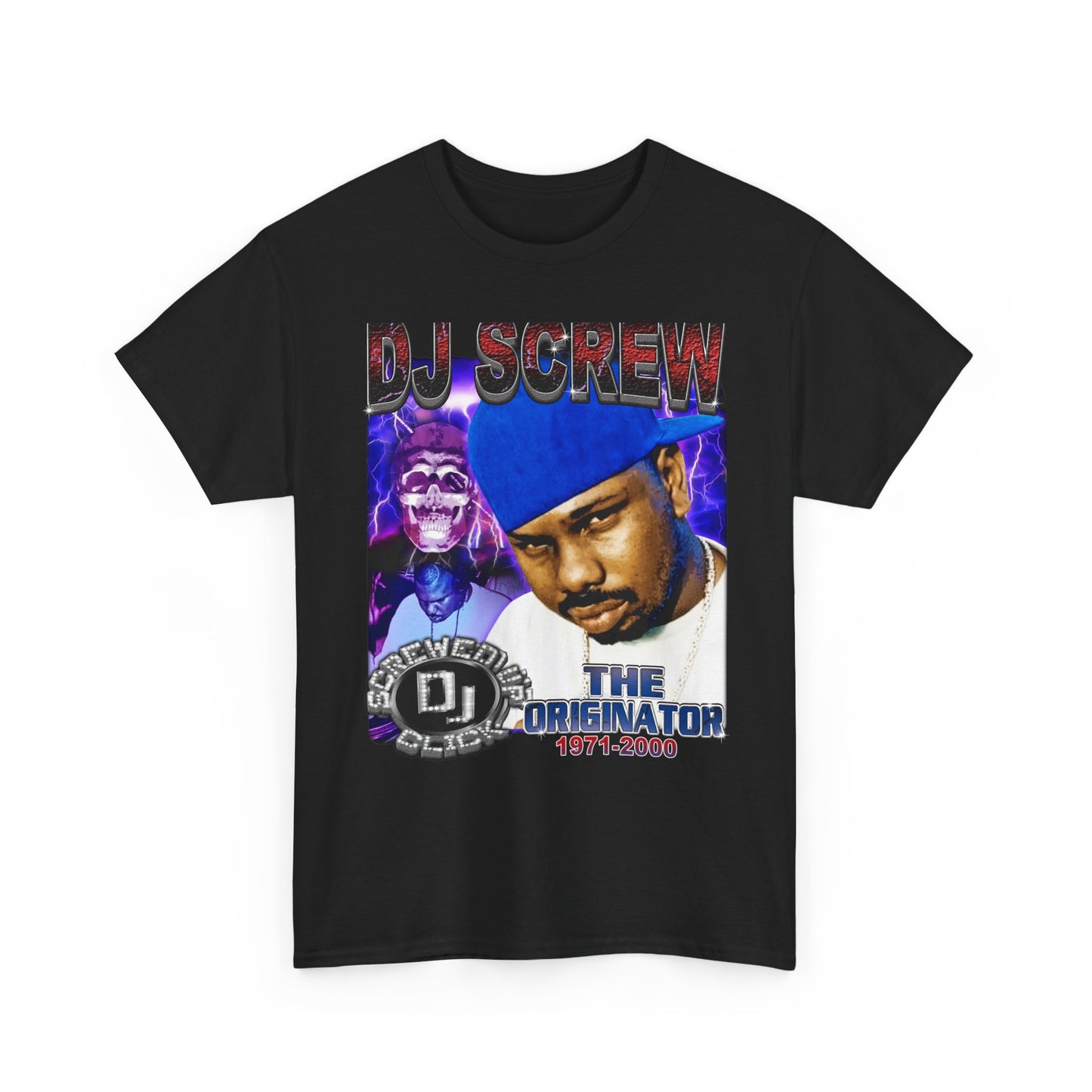 DJ Screw - The Originator Hip Hop Rap Unisex Tee Shirt