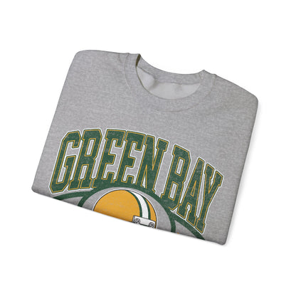 Green Bay Football Sweatshirt, Vintage Style Green Bay Football Crewneck, Football Sweatshirt, Green Bay Sweatshirt, Green Bay Fans