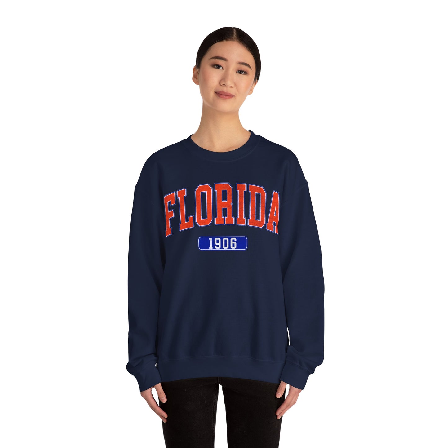Florida 1906 Graphic Sweatshirt, Sweatshirt for Girl, Football Aesthetics Hoodie, Varsity College Sweatshirt, Sports Fan Gift
