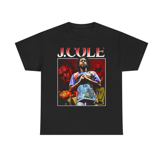 J Cole T-Shirt, Vintage 90's Hip Hop Rap Tour Unisex Tee Shirt