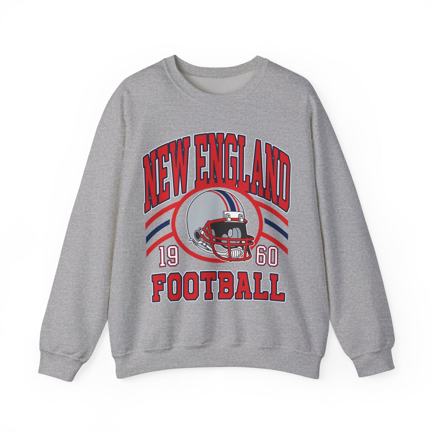 New England Sweatshirt, New England Fan Crewneck Sweatshirt, Distressed New England Sweater, New England Gift, College Student gift