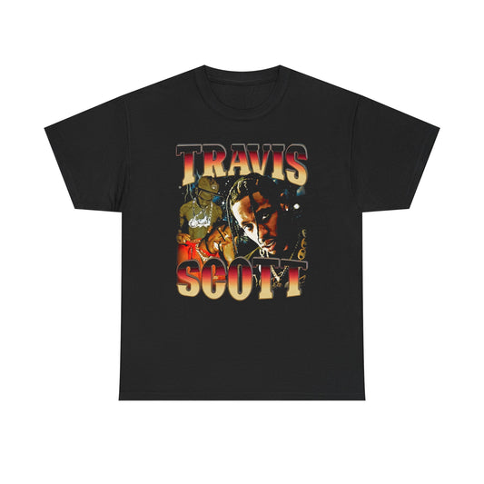 Travis Scott, Dark Chocolate, Graphic T-Shirt, Rapper T-Shirt, Hip Hop T-Shirt, Vintage Rapper T-Shirt, Bootleg 90's Graphic tee