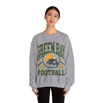 Green Bay Football Sweatshirt, Vintage Style Green Bay Football Crewneck, Football Sweatshirt, Green Bay Sweatshirt, Green Bay Fans