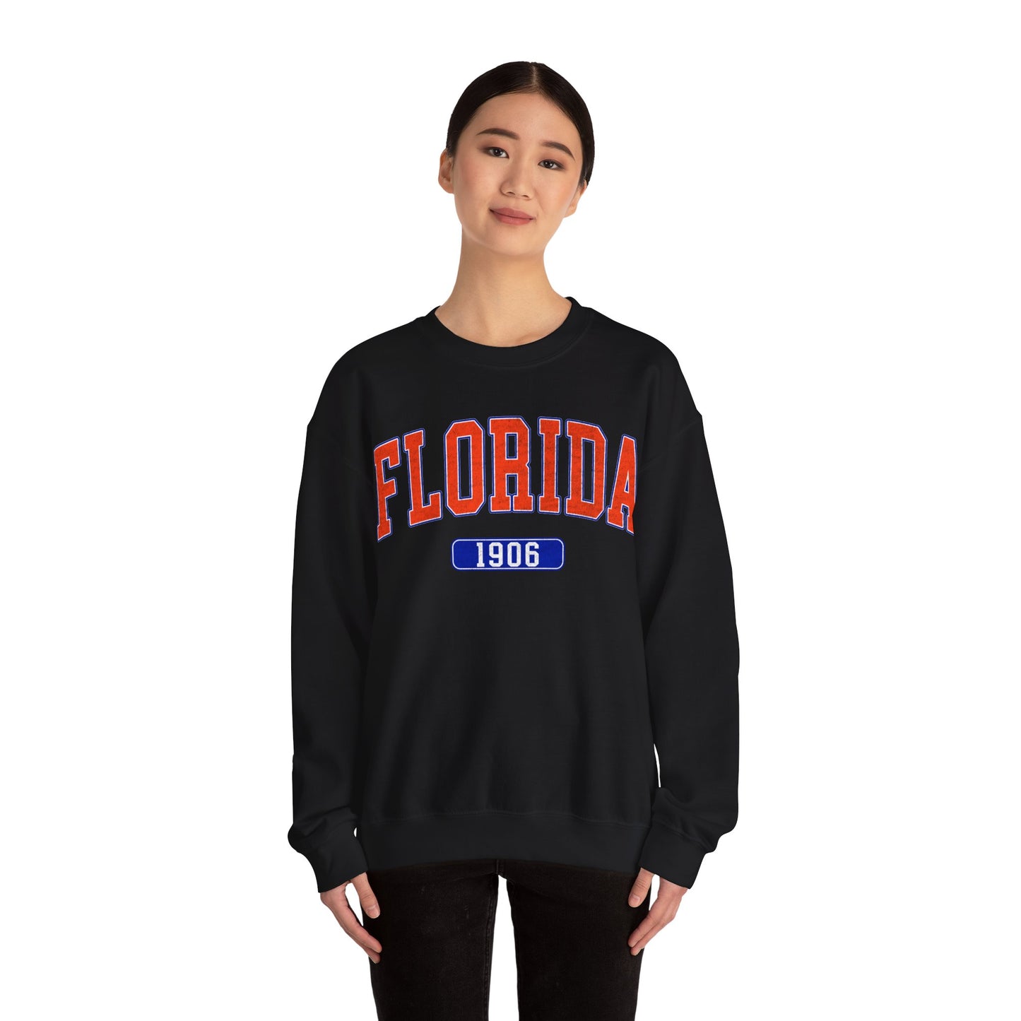 Florida 1906 Graphic Sweatshirt, Sweatshirt for Girl, Football Aesthetics Hoodie, Varsity College Sweatshirt, Sports Fan Gift