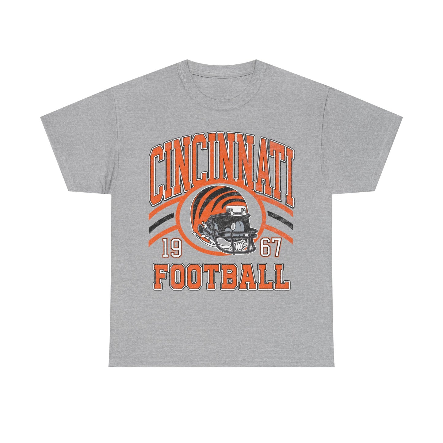 Cincinnati Football T-Shirt, Vintage Style Cincinnati Football Tshirt, Cincinnati Tshirt, Sunday Football T-Shirts