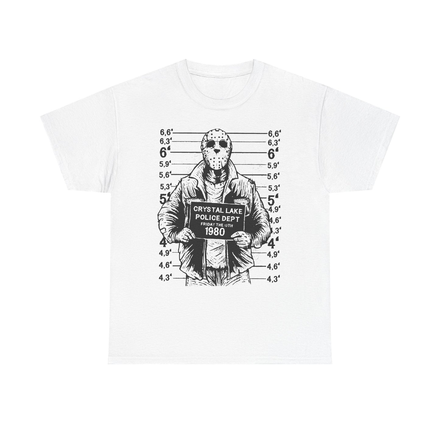 Jason Voorhees Crystal Lake Police Dept Friday the 13th 1980, Horror Movies Killers Tshirt, Halloween Shirt