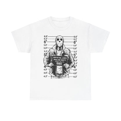 Jason Voorhees Crystal Lake Police Dept Friday the 13th 1980, Horror Movies Killers Tshirt, Halloween Shirt