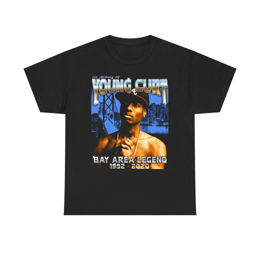 Young Curt - Bay Area Legend Hip Hop Rap Unisex Tee Shirt