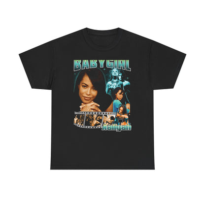 Baby Girl Aaliyah shirt , hypebeast vintage 90s rap t shirt