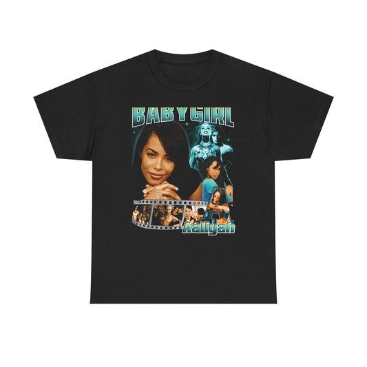 Baby Girl Aaliyah shirt , hypebeast vintage 90s rap t shirt