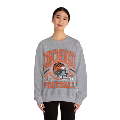 Cincinnati Football SweatShirt, Vintage Style Cincinnati Football Tshirt, Cincinnati Tshirt, Sunday Football T-Shirts