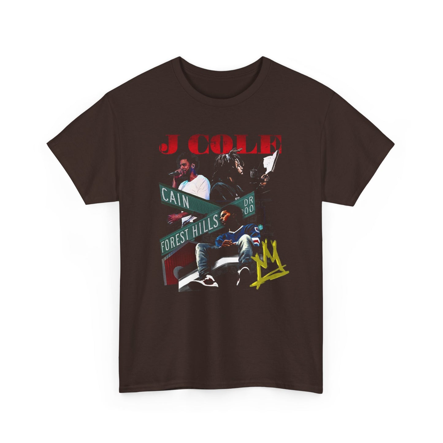 J Cole Rapper Vintage Shirt, Jay Cole American Rapper T Shirt, J Cole Songs, Vintage 90's Graphic tee, Dark Chocolate