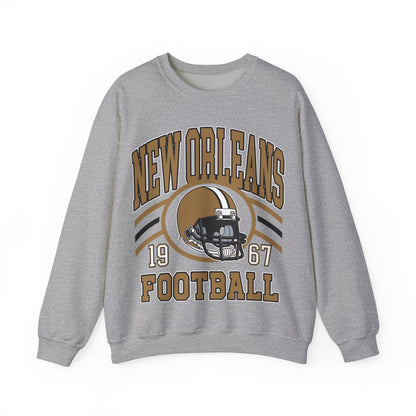 New Orleans Sweatshirt, New Orleans Fan Crewneck Sweatshirt, Distressed New Orleans Sweater, New Orleans Gift, College Student gift