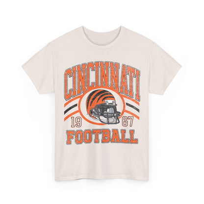 Cincinnati Football T-Shirt, Vintage Style Cincinnati Football Tshirt, Cincinnati Tshirt, Sunday Football T-Shirts