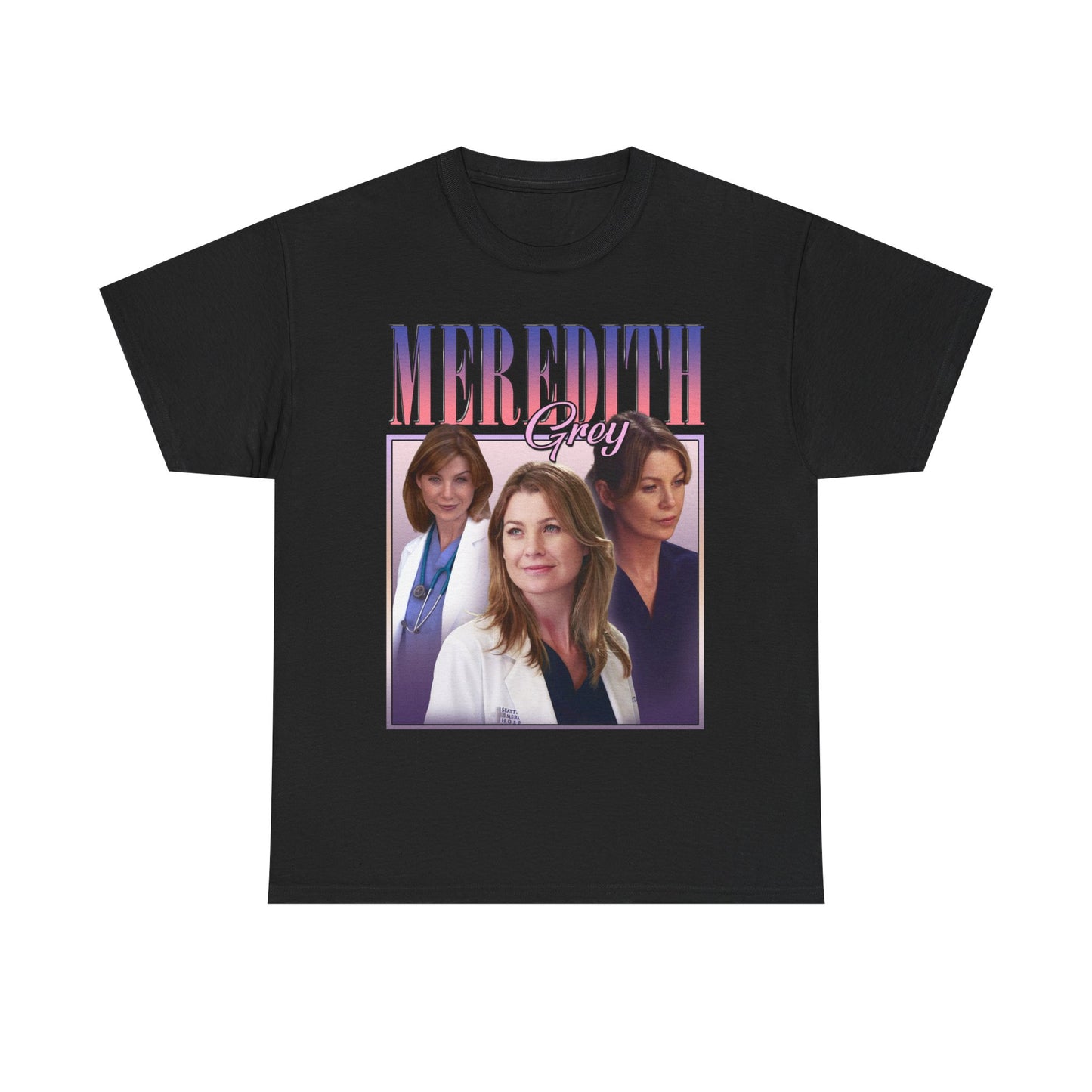 MEREDITH GREY T-Shirt - Unisex T - Shirt, Vintage Shirt, Gift For Movie Lover tee, Classic Movie, Greys Anatomy