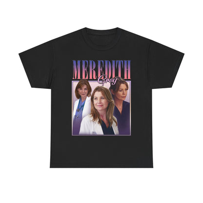 MEREDITH GREY T-Shirt - Unisex T - Shirt, Vintage Shirt, Gift For Movie Lover tee, Classic Movie, Greys Anatomy