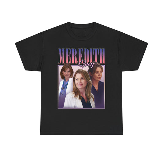 MEREDITH GREY T-Shirt - Unisex T - Shirt, Vintage Shirt, Gift For Movie Lover tee, Classic Movie, Greys Anatomy