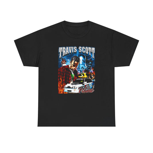 Travis Scott Shirt, Hip Hop Shirt, Rap shirt, Vintage 90s, Retro 90 Unisex T shirt, Dark Chocolate Color