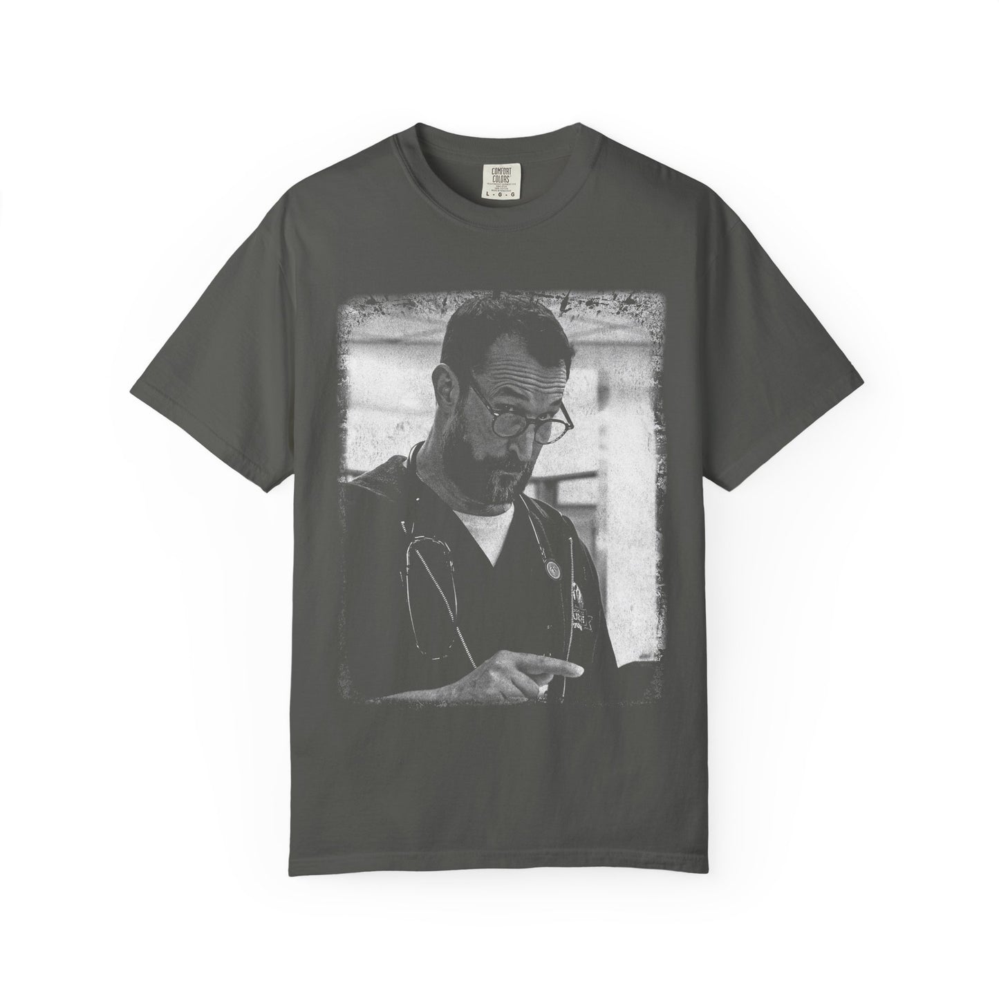 Vintage Grayscale Portrait T-Shirt