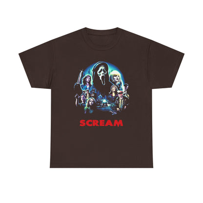 SCREAM, Unisex T Shirt, Funny Tshirt, Tops, Tee, Meme Shirt, Gifts, Souvenir, Movie Lover