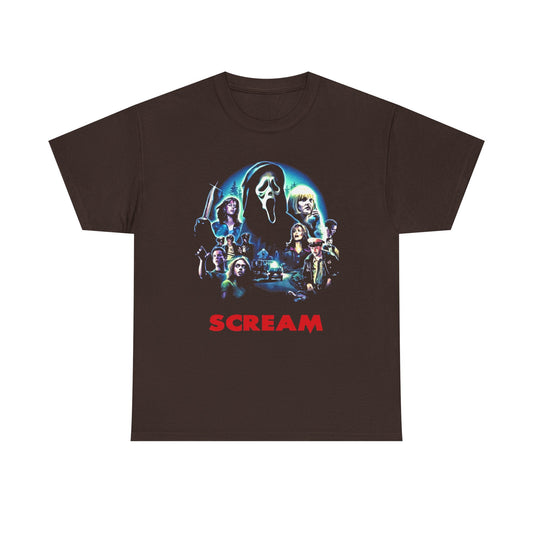 SCREAM, Unisex T Shirt, Funny Tshirt, Tops, Tee, Meme Shirt, Gifts, Souvenir, Movie Lover