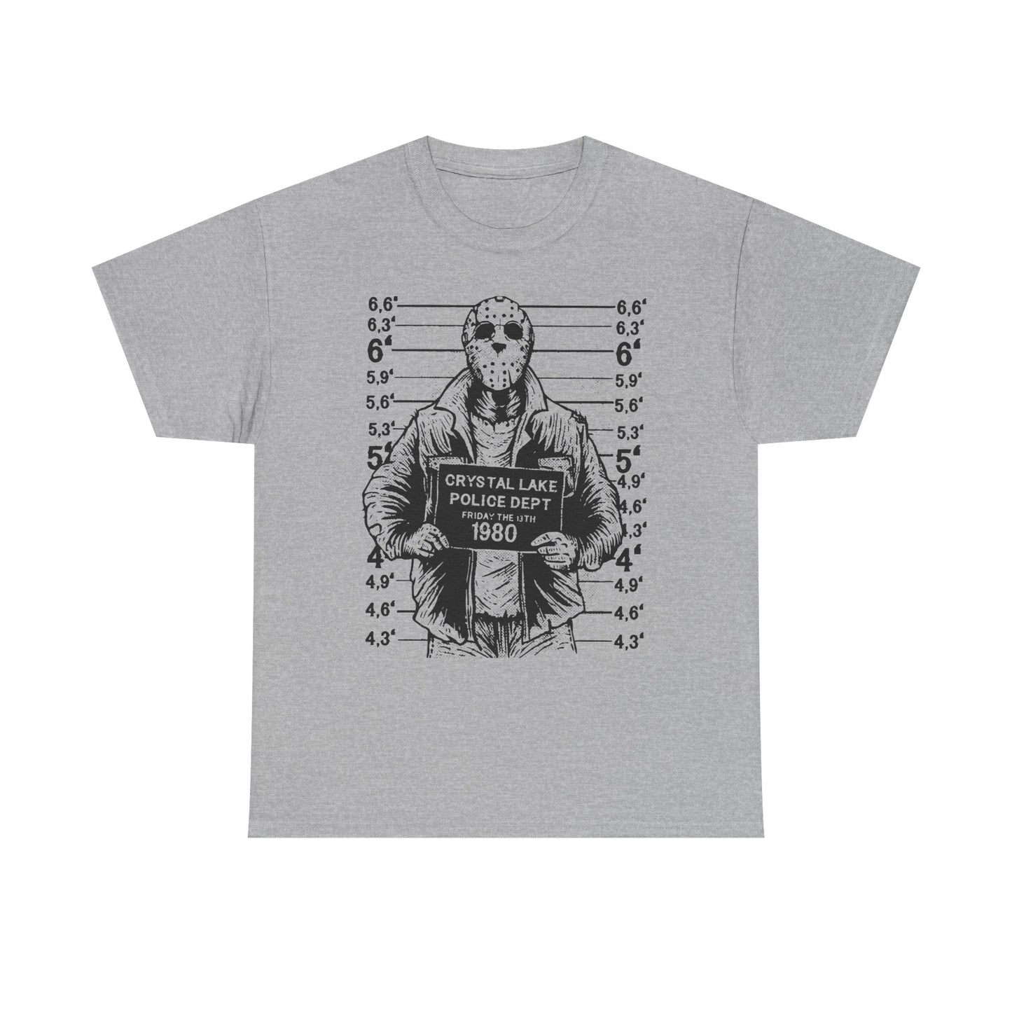 Jason Voorhees Crystal Lake Police Dept Friday the 13th 1980, Horror Movies Killers Tshirt, Halloween Shirt
