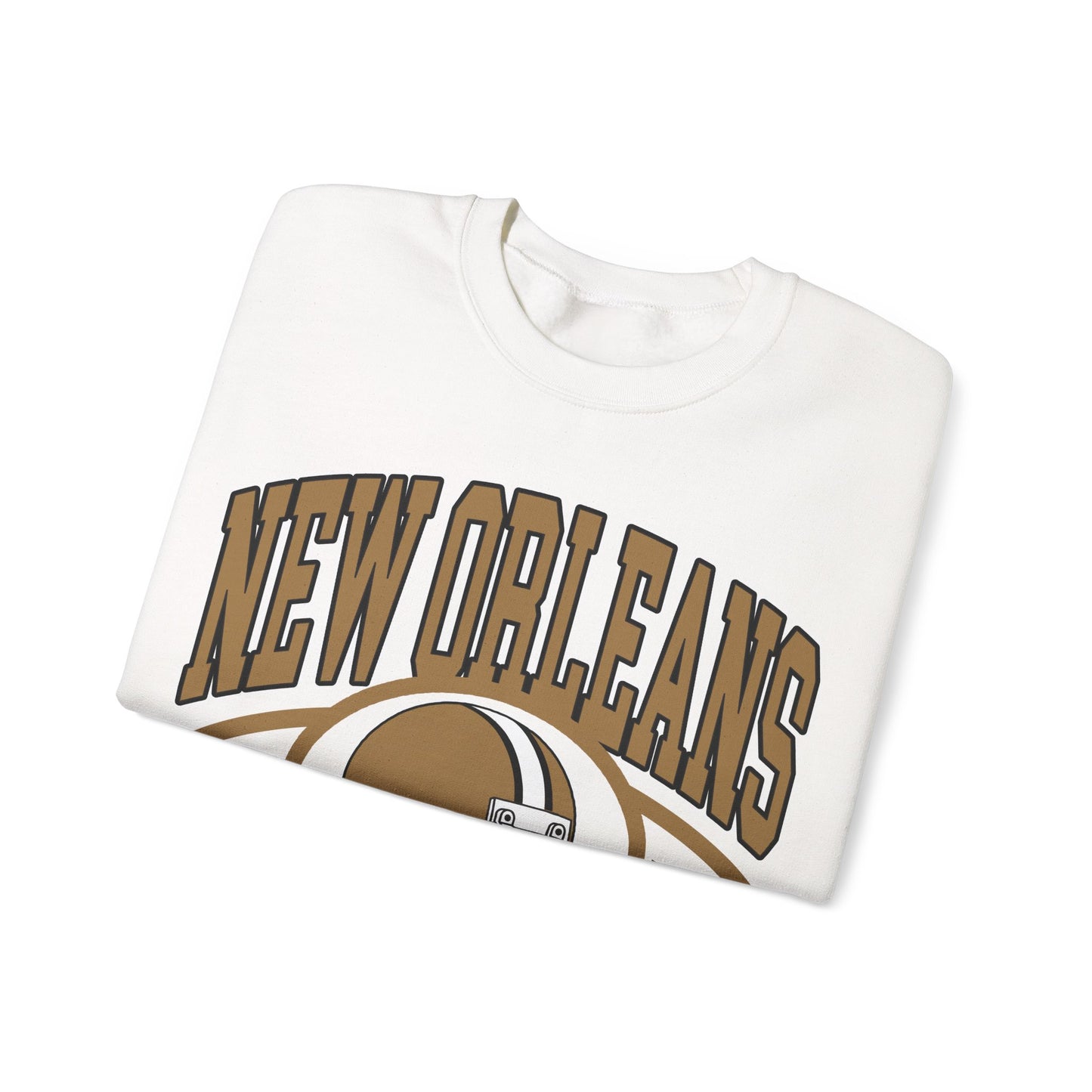 New Orleans Sweatshirt, New Orleans Fan Crewneck Sweatshirt, Distressed New Orleans Sweater, New Orleans Gift, College Student gift