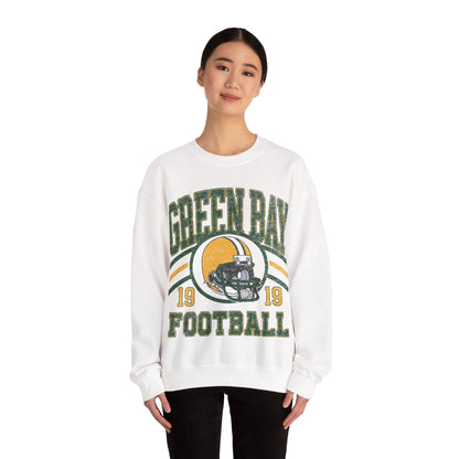 Green Bay Football Sweatshirt, Vintage Style Green Bay Football Crewneck, Football Sweatshirt, Green Bay Sweatshirt, Green Bay Fans