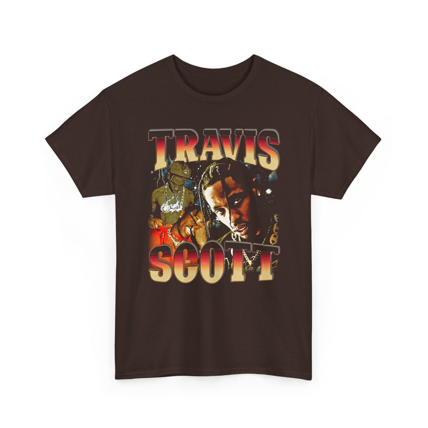 Travis Scott, Dark Chocolate, Graphic T-Shirt, Rapper T-Shirt, Hip Hop T-Shirt, Vintage Rapper T-Shirt, Bootleg 90's Graphic tee