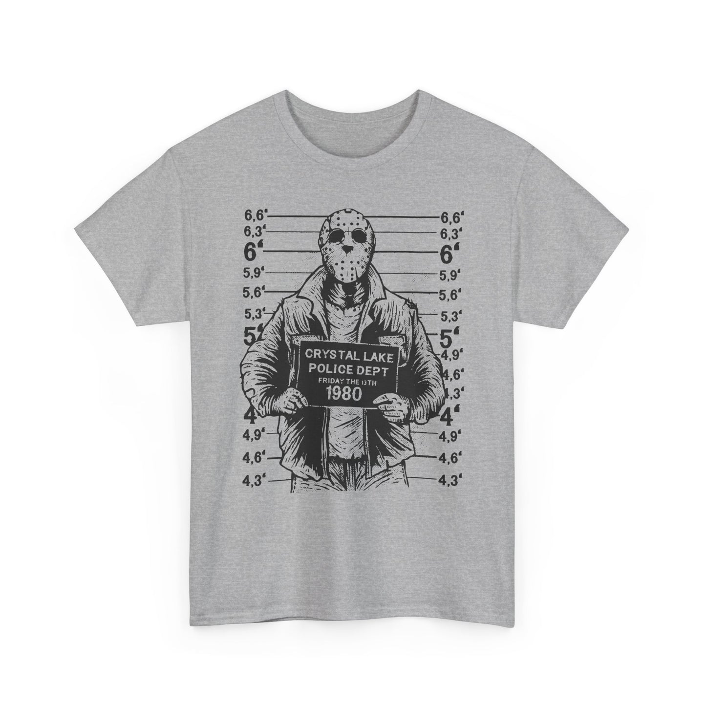 Jason Voorhees Crystal Lake Police Dept Friday the 13th 1980, Horror Movies Killers Tshirt, Halloween Shirt