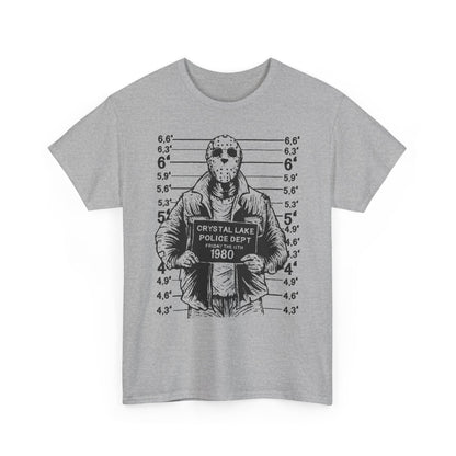 Jason Voorhees Crystal Lake Police Dept Friday the 13th 1980, Horror Movies Killers Tshirt, Halloween Shirt