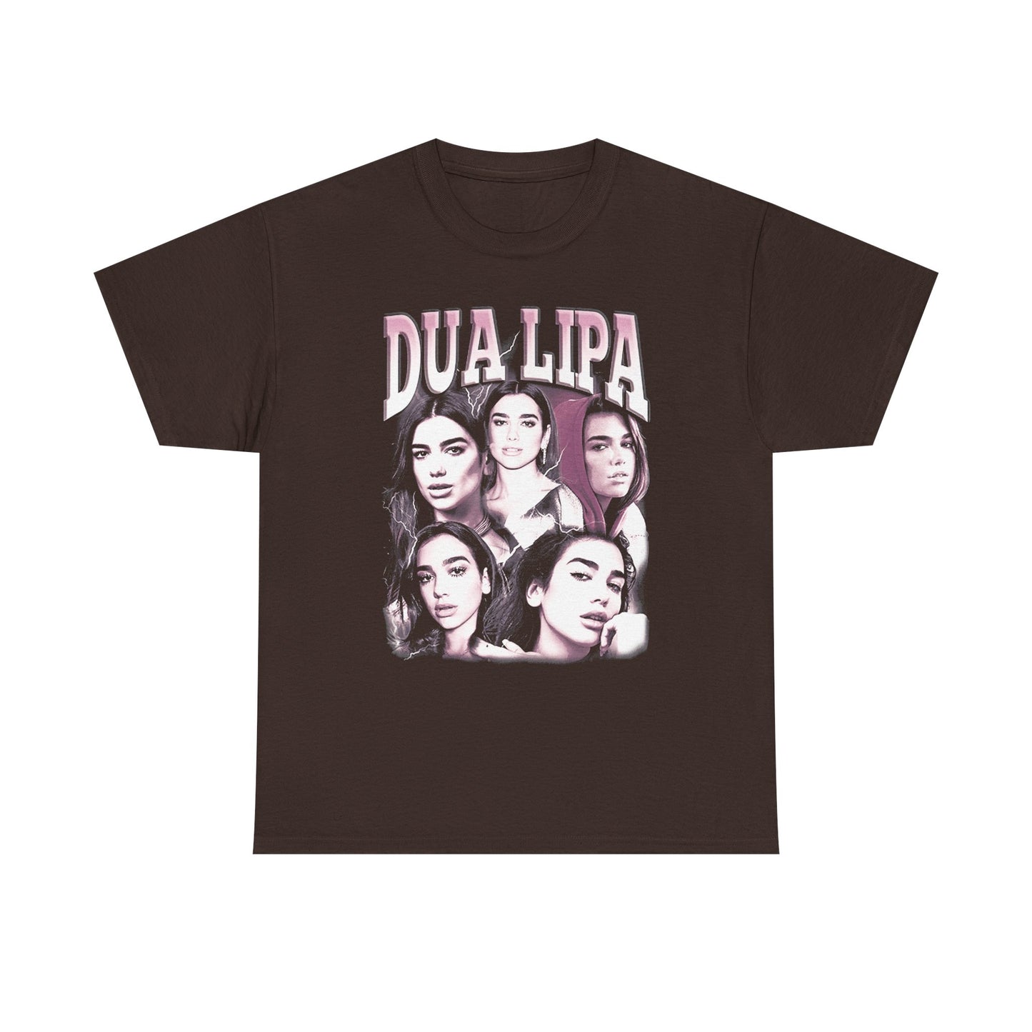DUA LIPA "NOSTALGIA" Heavy Metal Parody T-Shirt - Unisex (Dark Chocolate) Death Metal Shirt Dua Lipa Shirt Dua Lipa Parody T Shirt