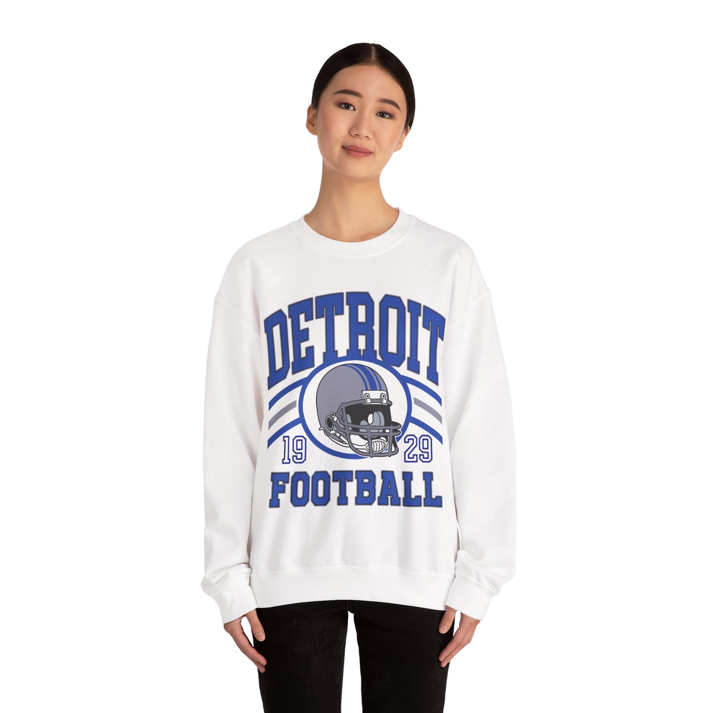 Detroit Sweatshirt, Detroit Fan Crewneck Sweatshirt, Distressed Detroit Sweatshirt, Detroit Gift, College Student gift, Detroit