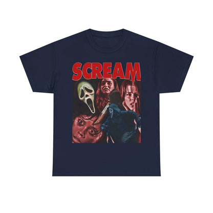 Scream T Shirt retro scream movie shirt scream movie 90s movie tshirts Unisex Shirt ao05