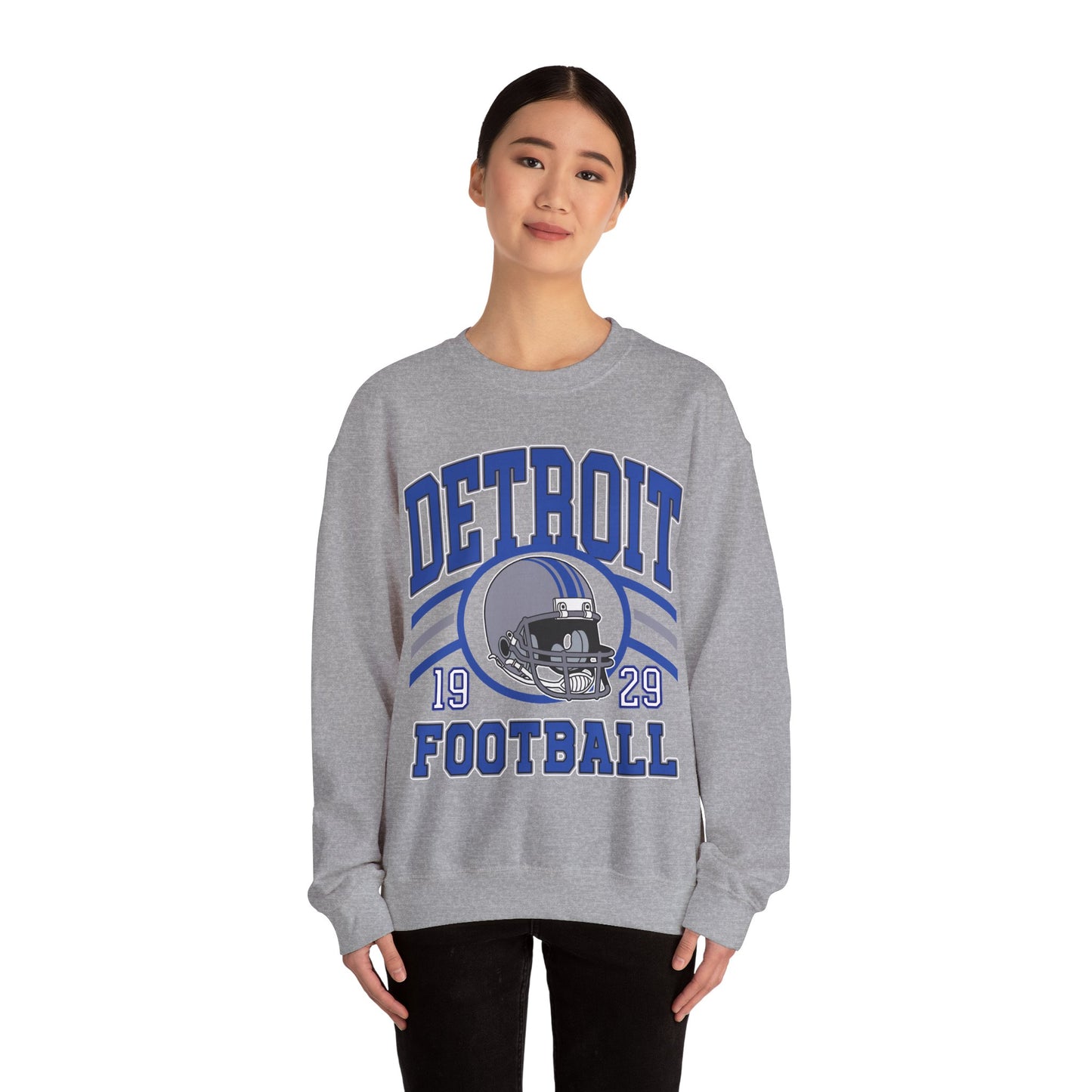 Detroit Sweatshirt, Detroit Fan Crewneck Sweatshirt, Distressed Detroit Sweatshirt, Detroit Gift, College Student gift, Detroit
