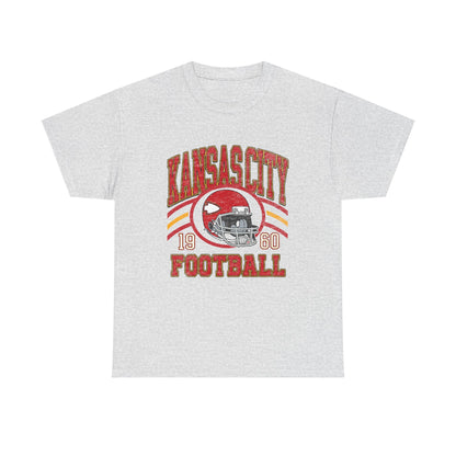 Kansas City Football tshirt, Vintage Style Kansas City Football Crewneck Sweatshirt, Kansas City Sweatshirt, Sunday Football Kan