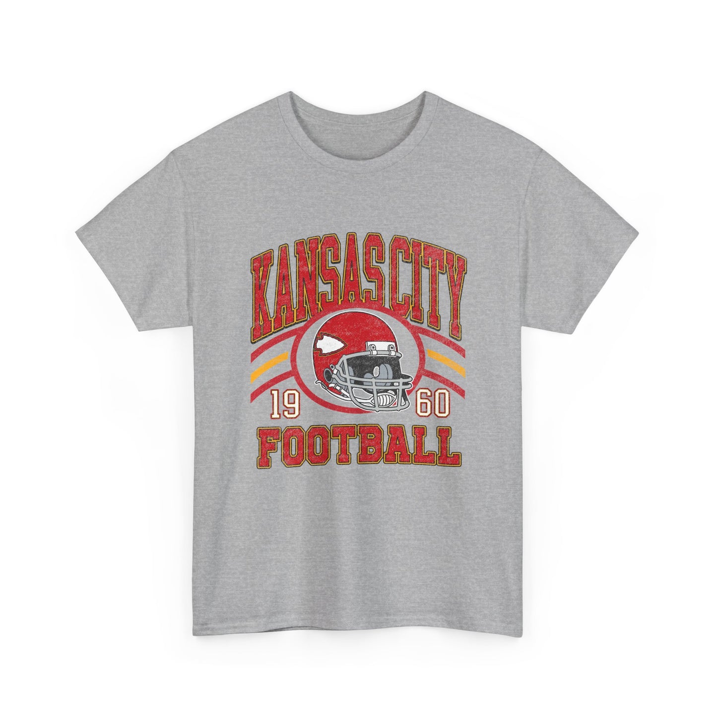 Kansas City Football tshirt, Vintage Style Kansas City Football Crewneck Sweatshirt, Kansas City Sweatshirt, Sunday Football Kan