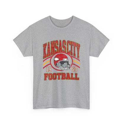 Kansas City Football tshirt, Vintage Style Kansas City Football Crewneck Sweatshirt, Kansas City Sweatshirt, Sunday Football Kan