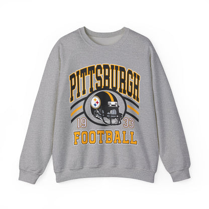 Pittsburgh Football Sweatshirt | Pittsburgh Pennsylvania Football Crewneck Sweatshirt | Vintage Style Pittsburgh | Pittsburgh Pennsylvania