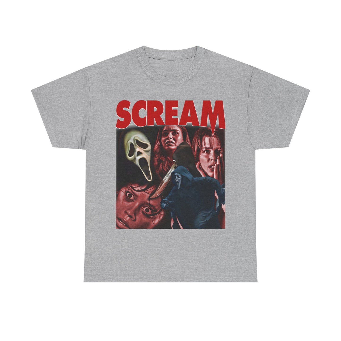 Scream T Shirt retro scream movie shirt scream movie 90s movie tshirts Unisex Shirt ao05
