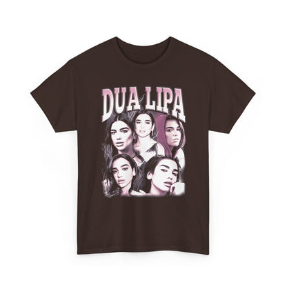 DUA LIPA "NOSTALGIA" Heavy Metal Parody T-Shirt - Unisex (Dark Chocolate) Death Metal Shirt Dua Lipa Shirt Dua Lipa Parody T Shirt