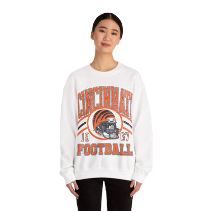 Cincinnati Football SweatShirt, Vintage Style Cincinnati Football Tshirt, Cincinnati Tshirt, Sunday Football T-Shirts