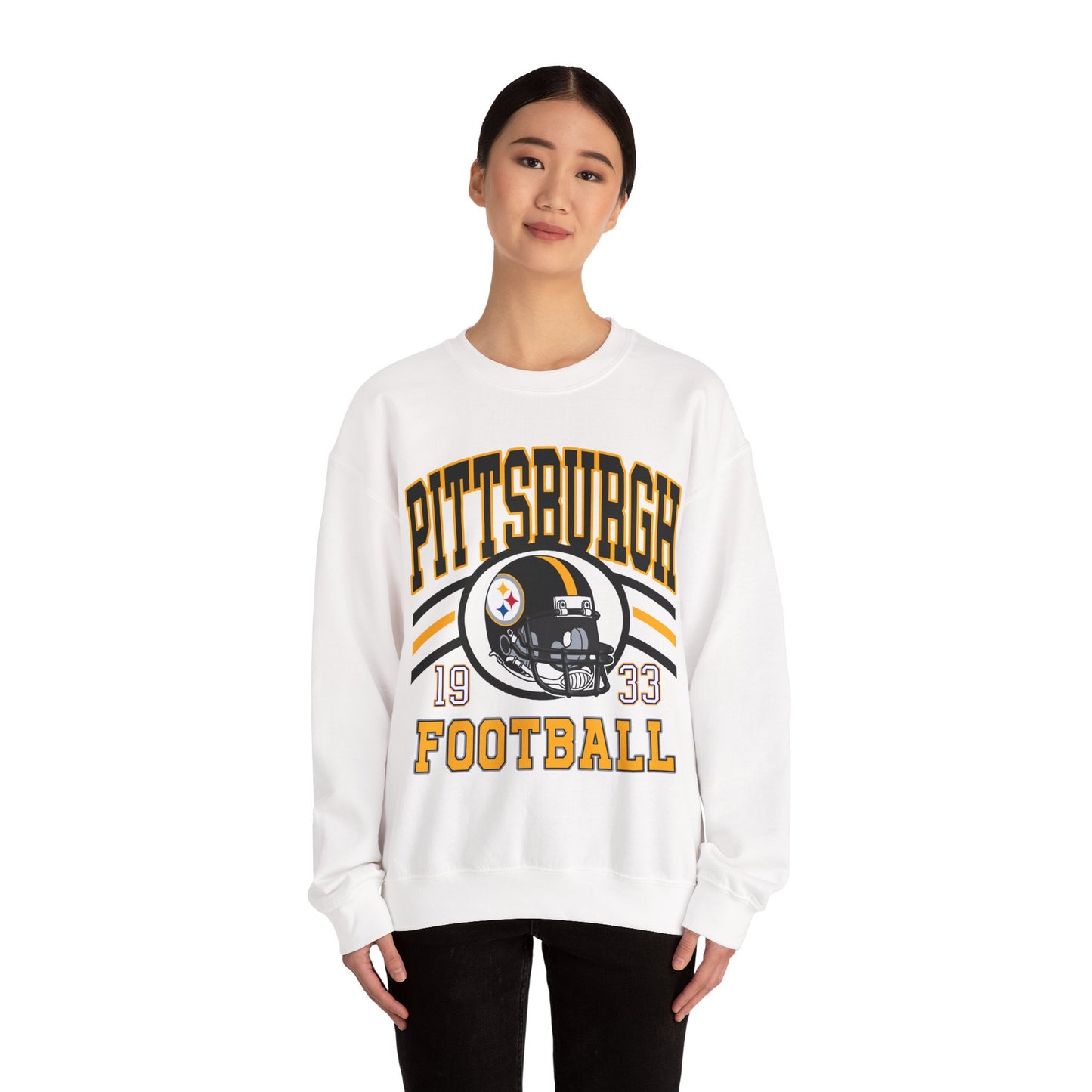 Pittsburgh Football Sweatshirt | Pittsburgh Pennsylvania Football Crewneck Sweatshirt | Vintage Style Pittsburgh | Pittsburgh Pennsylvania