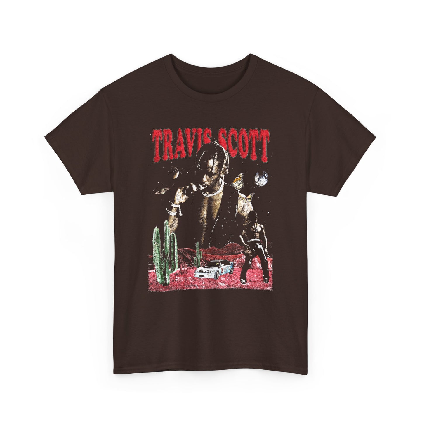 TRAVIS SCOTT, Vintage Rap Tee, Rapper Bootleg Tshirt, Rap Retro - Tshirt